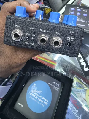 Nux Melvin Lee Davis NBP-5 Dual Switch Bass Pedal Bass Preamp,Di Box