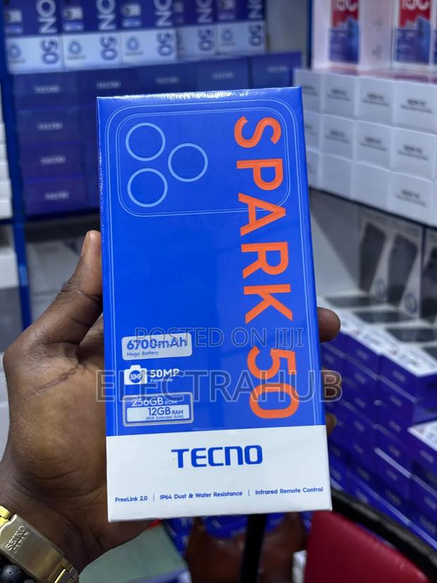 New Tecno Spark 50 128 GB Black