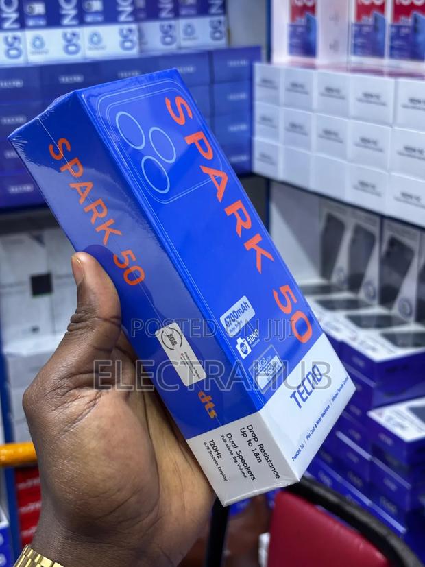 New Tecno Spark 50 128 GB Black - thumbnail 2