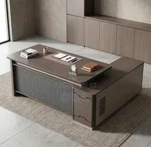 Office Desk : Luxury Design 1.6m Executive Office L-Shape Desk