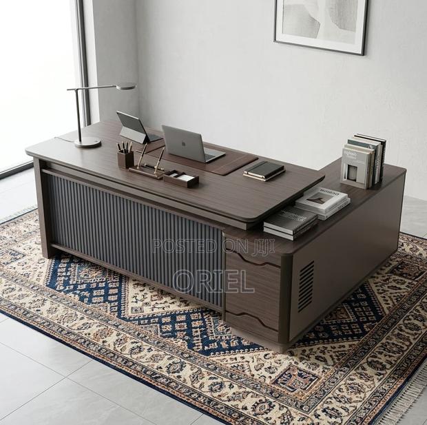 Office Desk : Luxury Design 1.6m Executive Office L-Shape Desk - thumbnail 4