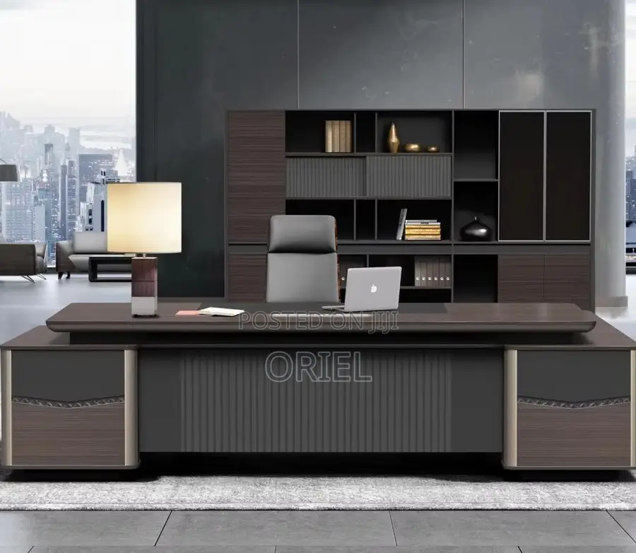 Office Desk : Luxury Design 1.6m Executive Office L-Shape Desk