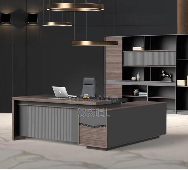 Office Desk : Luxury Design 1.6m Executive Office L-Shape Desk - thumbnail 9