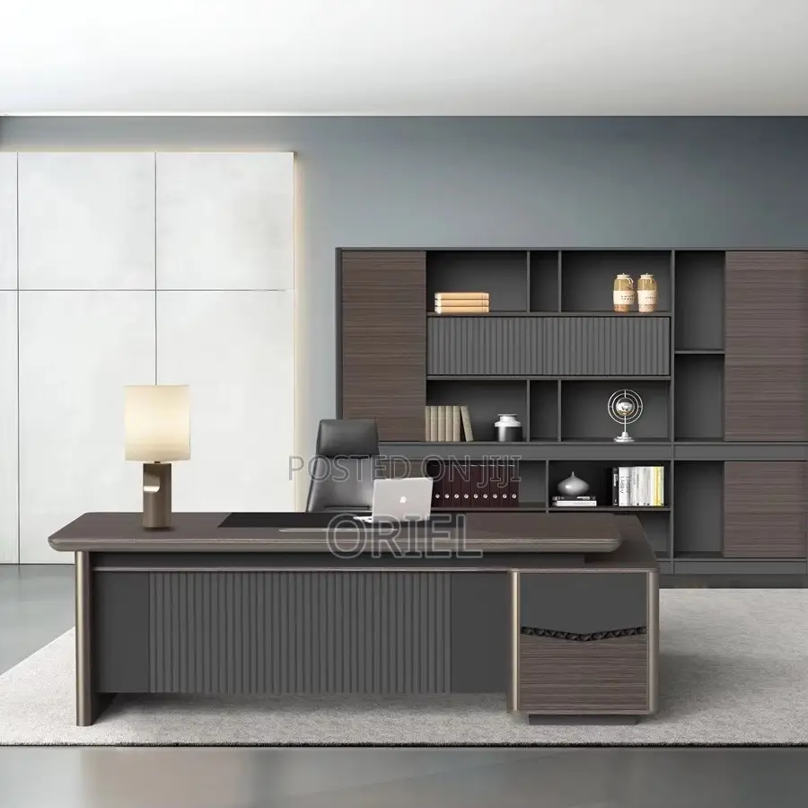 Office Desk : Luxury Design 1.6m Executive Office L-Shape Desk