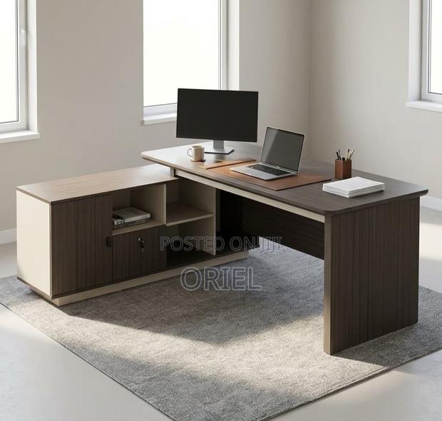Office Desk : Luxury Design 1.6m Executive Office L-Shape Desk - thumbnail 11