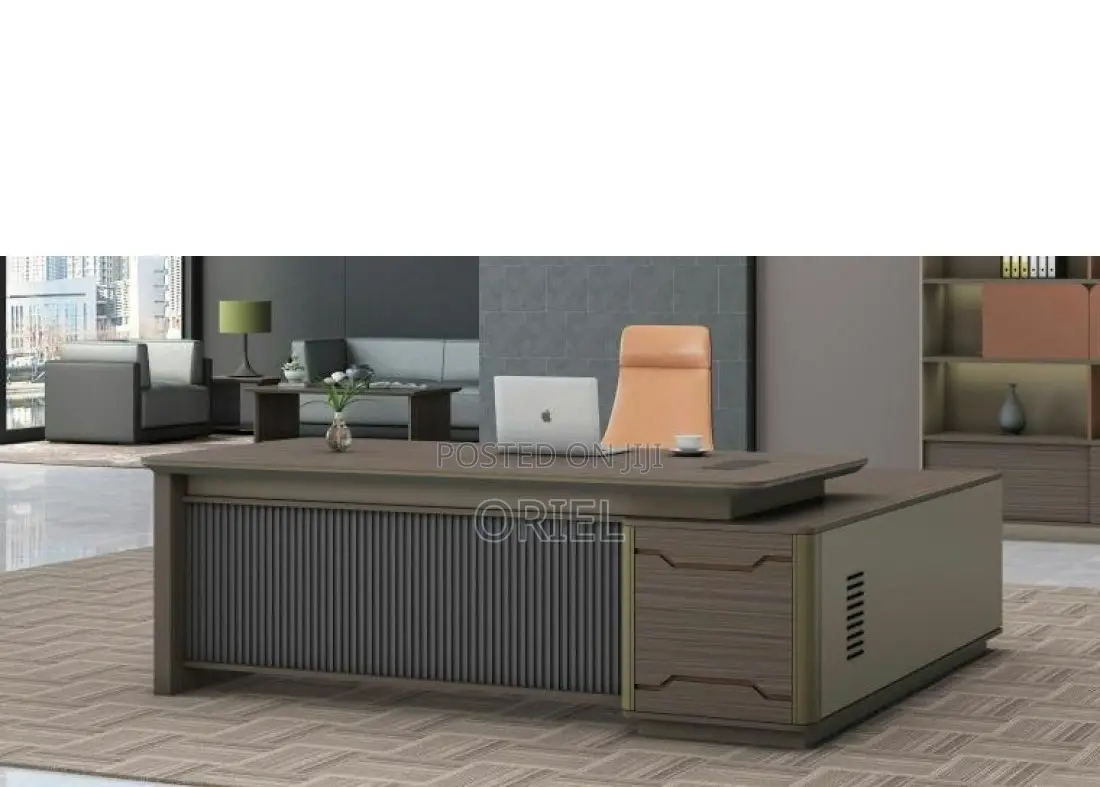 Office Desk : Luxury Design 1.6m Executive Office L-Shape Desk
