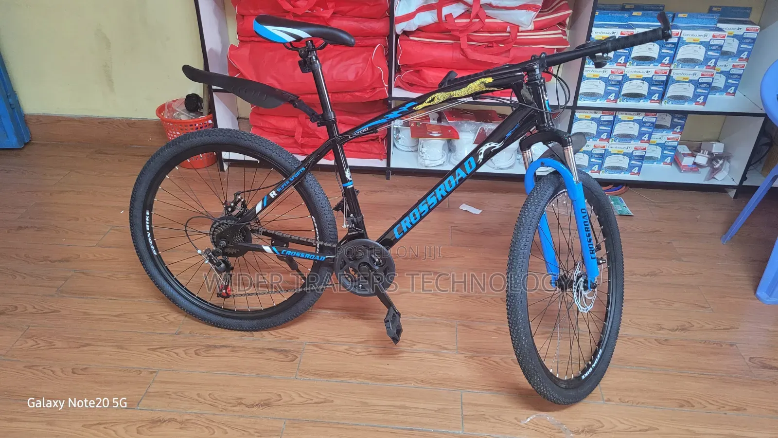 Size 26" Crossroad Mountain Bike in Black and Blue