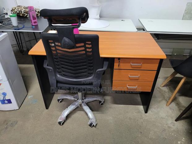 Cherry Executive Office Desk - main view