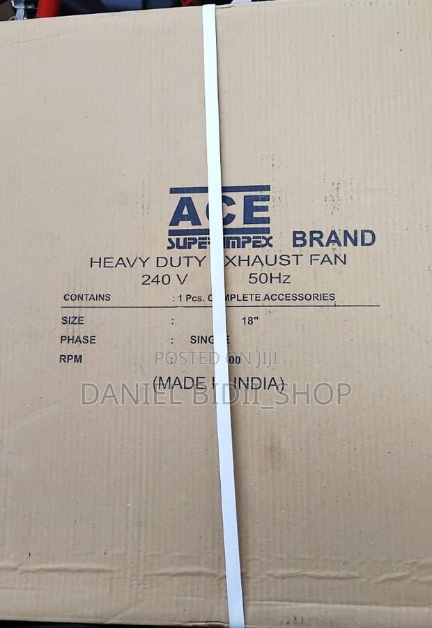 India Ace Exhaust Fanavailable in Size 18"