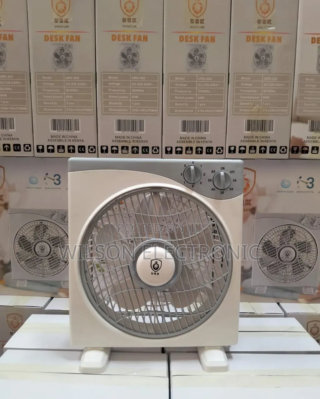 Corded Electric Desk Fan. 60w