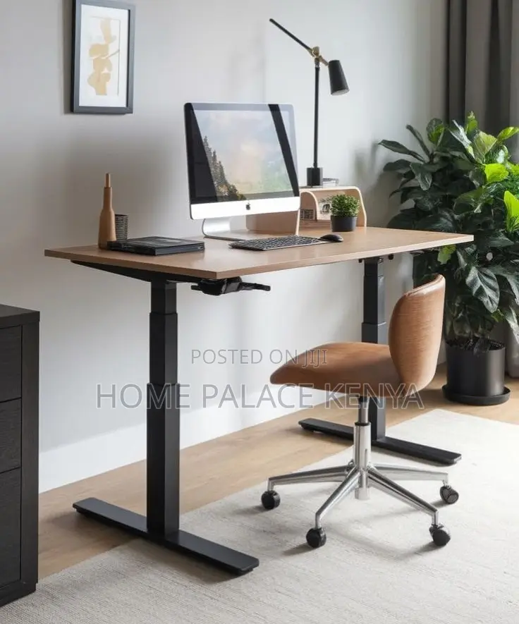 Office Desk: Adjustable Height Electric Standing Desk