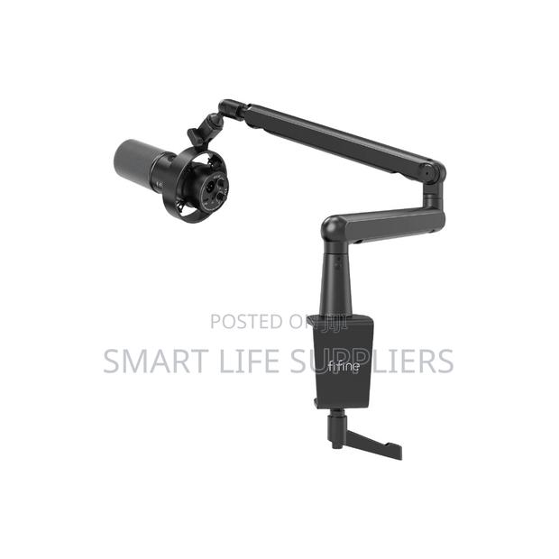 Fifine Usb/XLR Dynamic Microphone With Boom Arm Stand