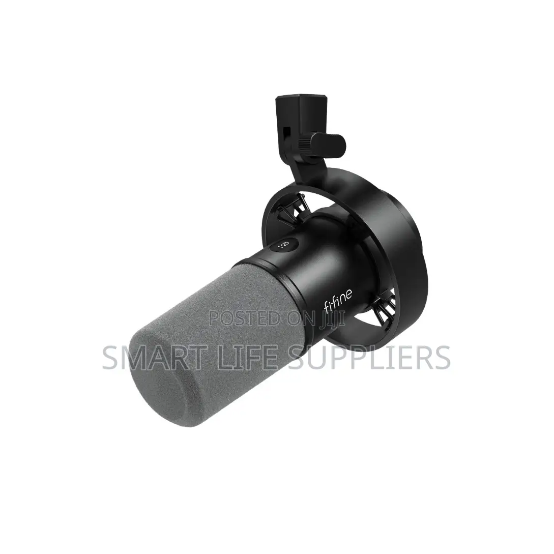 Fifine Usb/XLR Dynamic Microphone With Boom Arm Stand