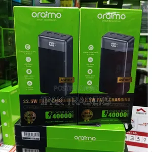 Oraimo 40000mah 
Powerbank