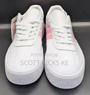 Adidas Samba Double Sole White /Pink 