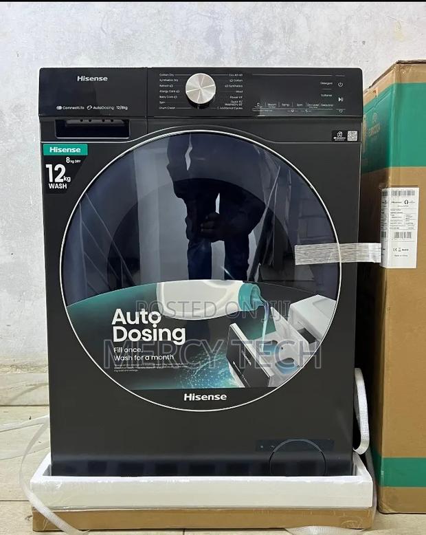 Hisense 12kg Wash / 8kg Dry Front Load Washer Dryer With Auto Dosing