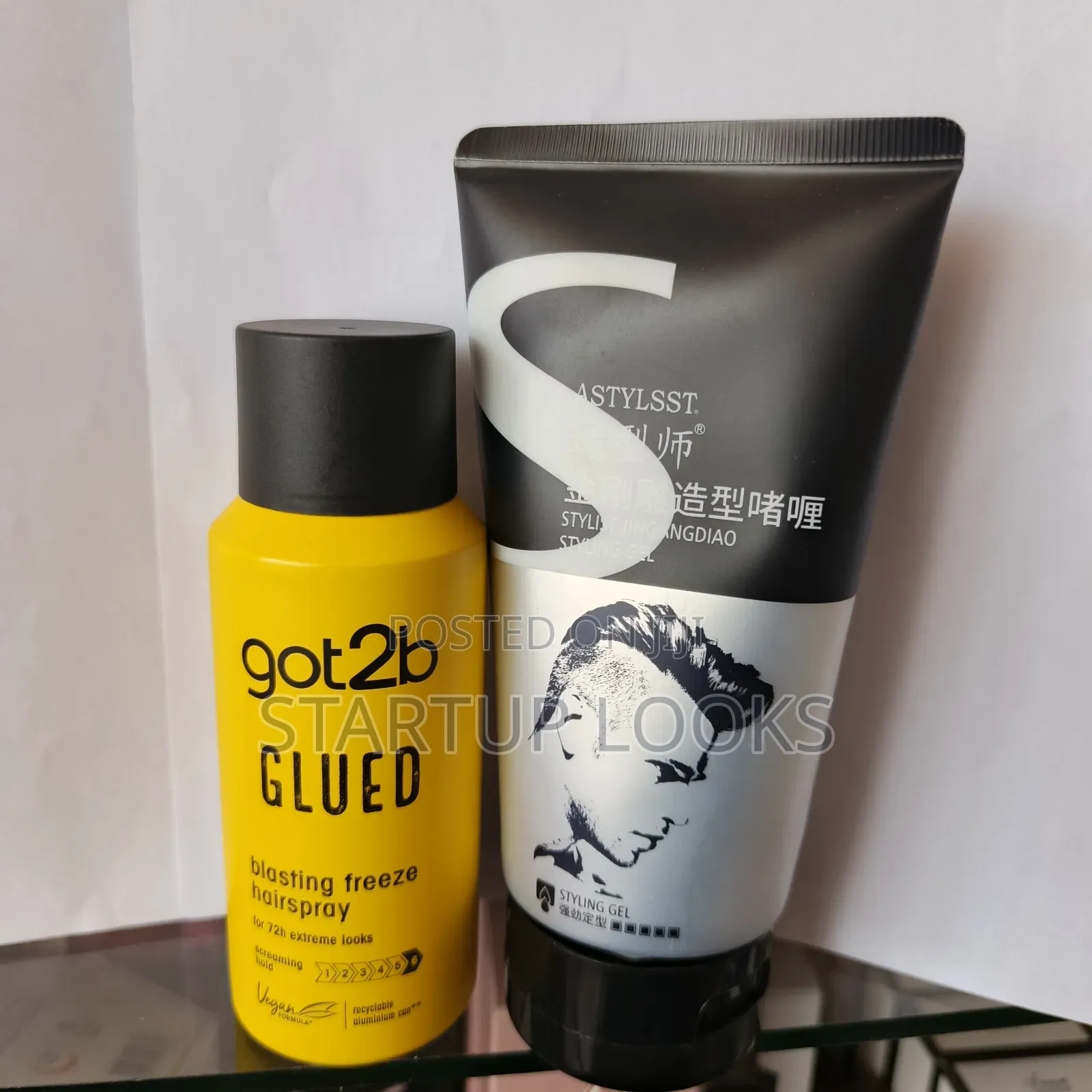Got2b Hair Spray + Free Edge Styling Gel
