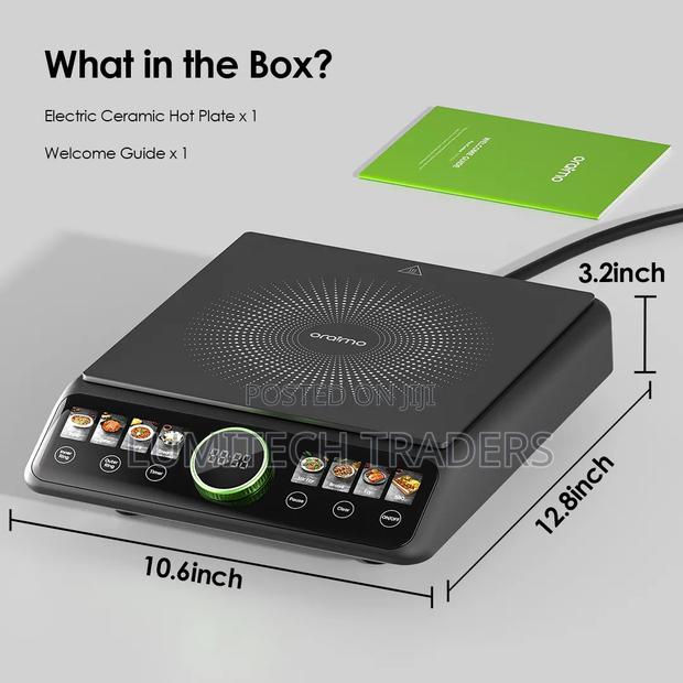 Oraimo Flexicooker 2200w Electric Ceramic Hot Plate - main view