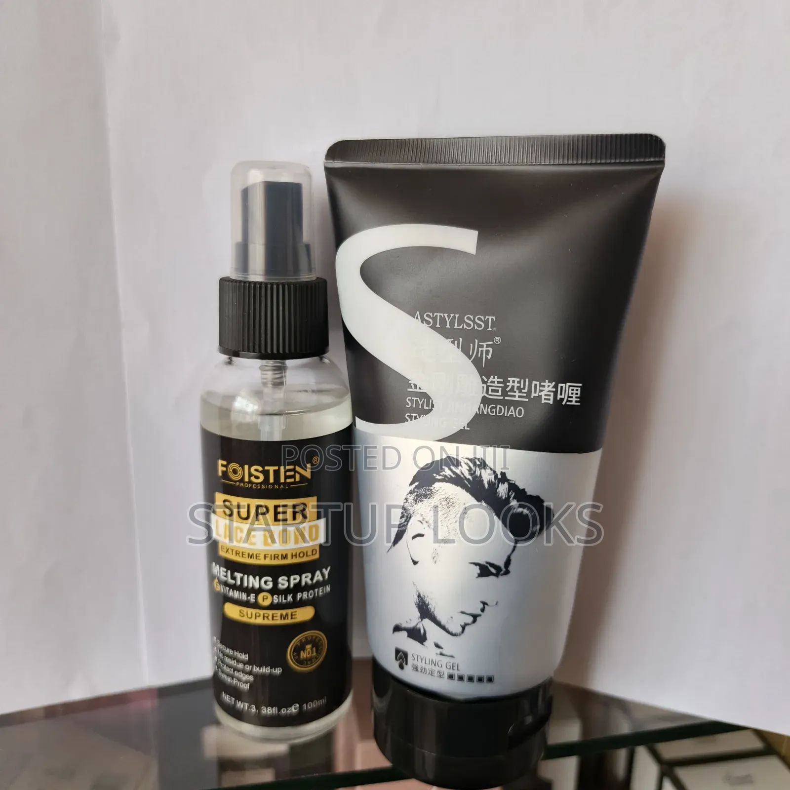 Super Lace Bond Lace Melting Spray + Free Edge Styling Gel