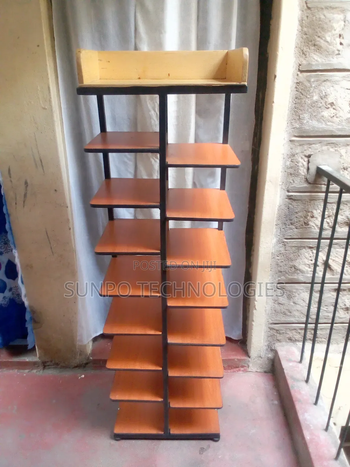 Double Row Shoe Rack