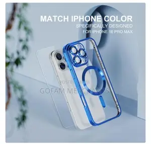 For iPhone 16 Pro Max Magsafe Case With Camera Lens Protector