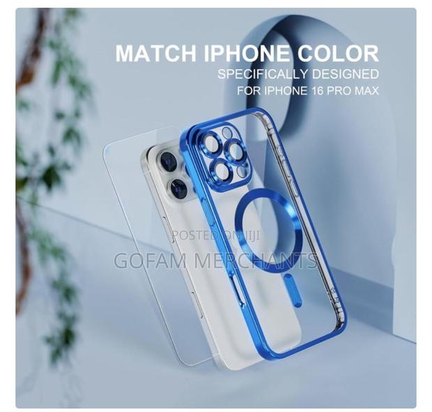 For iPhone 16 Pro Max Magsafe Case With Camera Lens Protector - thumbnail 3
