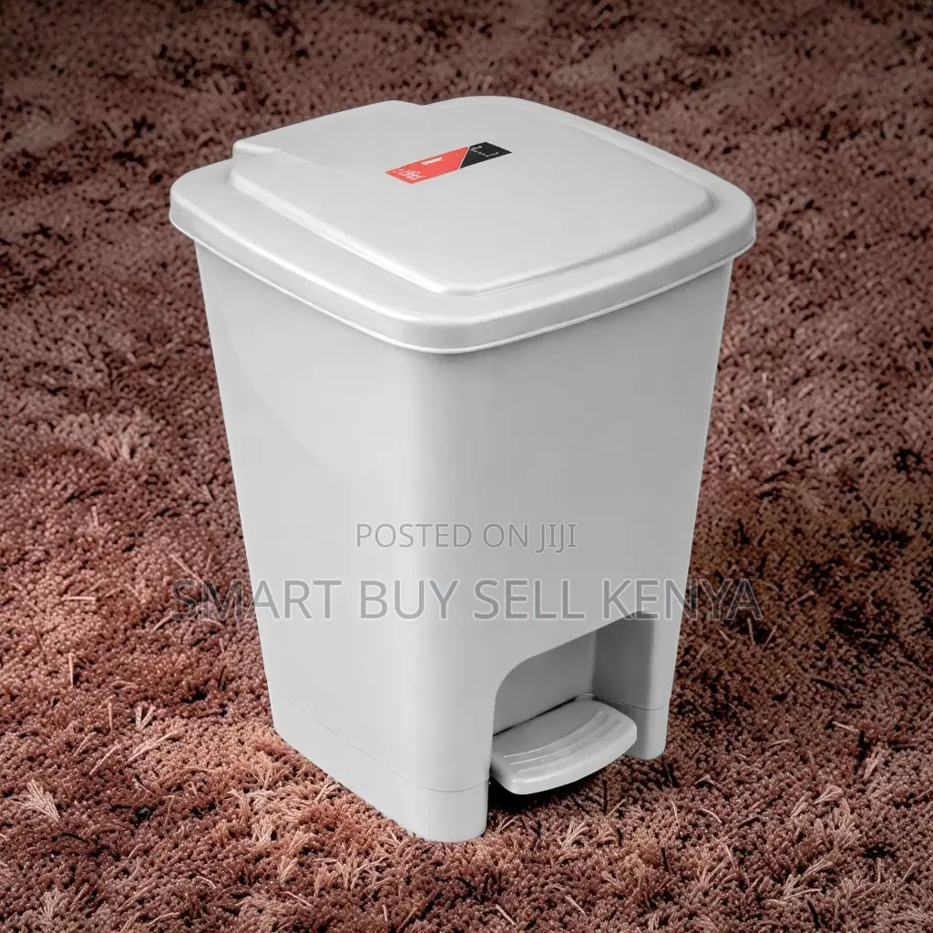 Durable Heavy Duty 30l Hard Plastic Step Pedal Waste Garbage Bin