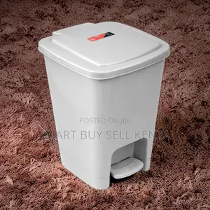 Durable Heavy Duty 30l Hard Plastic Step Pedal Waste Garbage Bin