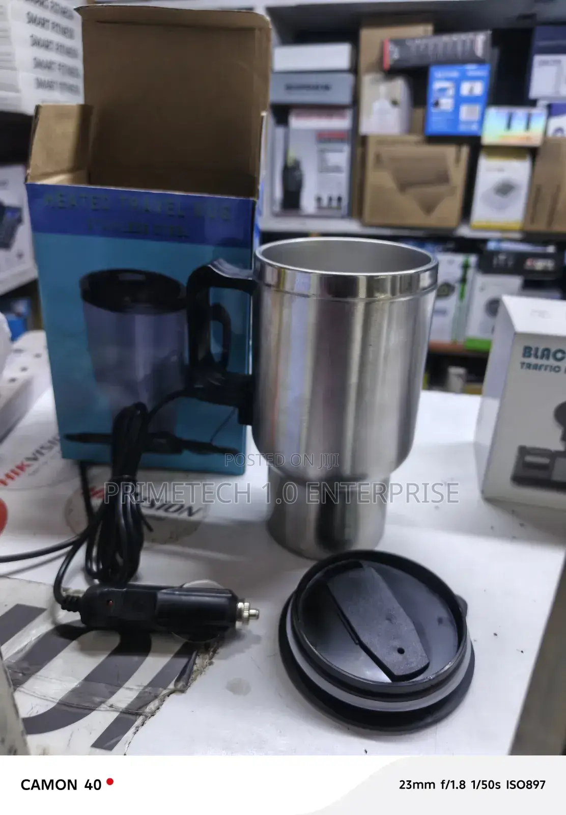 Electric Car Cup Stainless Steel