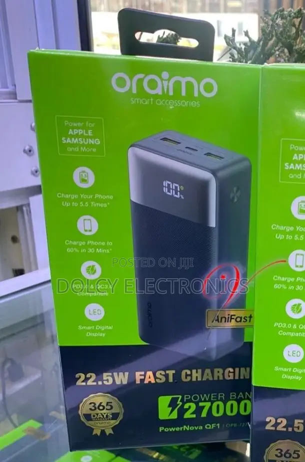 Oraimo Powernova Qf1 Opb-7270q 27,000mah 22.5w