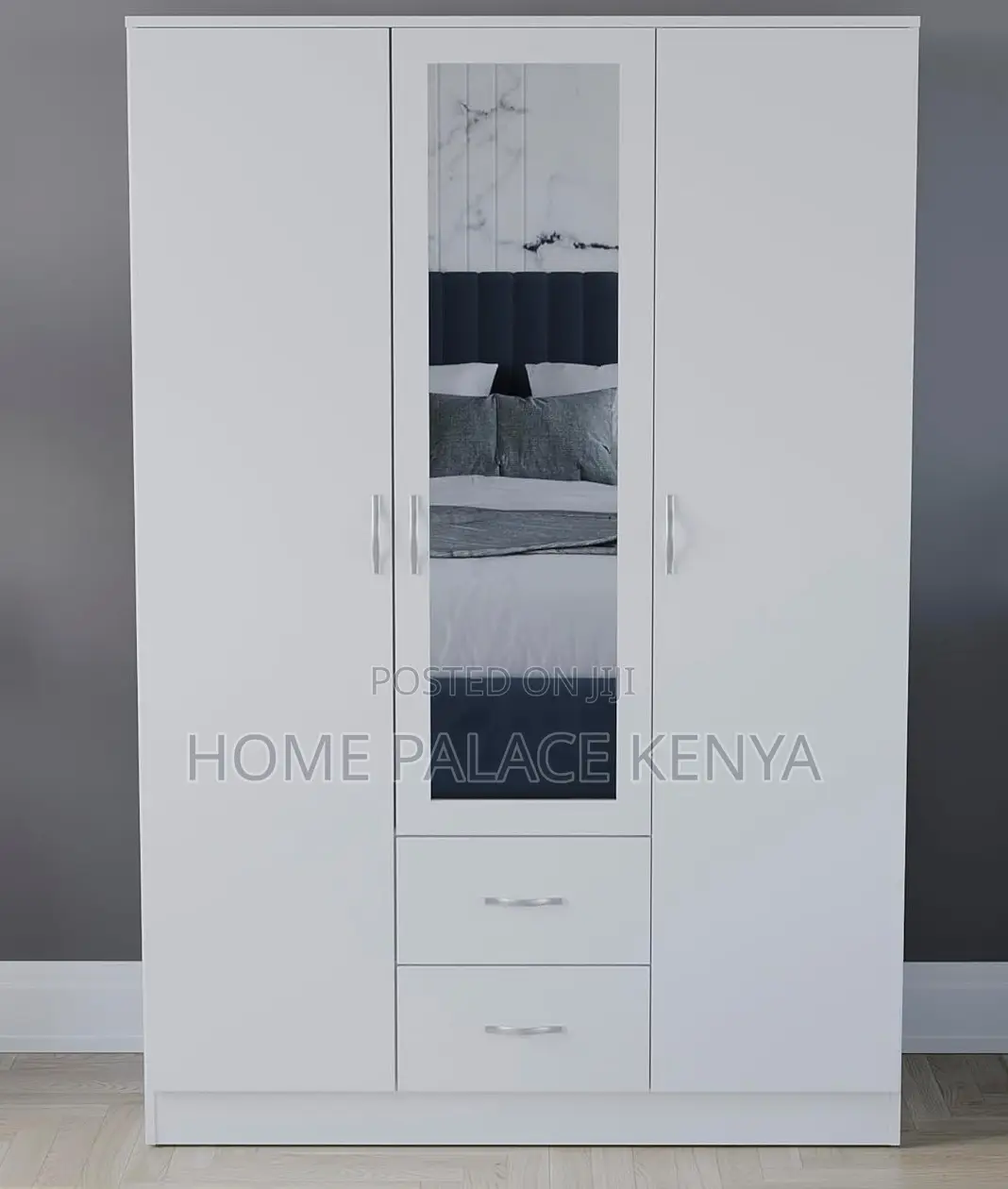 Ward Robe: Bedroom Wardrobe 3 Door 1drawer With Mirror