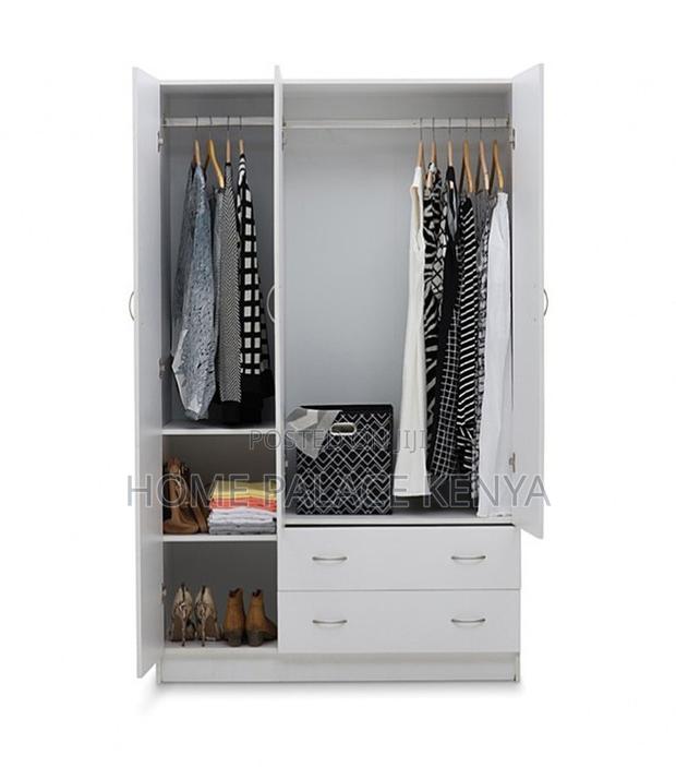 Ward Robe: Bedroom Wardrobe 3 Door 1drawer With Mirror - thumbnail 5