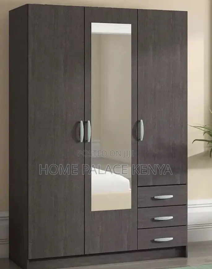 Ward Robe: Bedroom Wardrobe 3 Door 1drawer With Mirror
