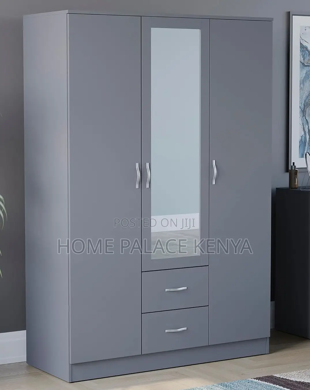 Ward Robe: Bedroom Wardrobe 3 Door 1drawer With Mirror