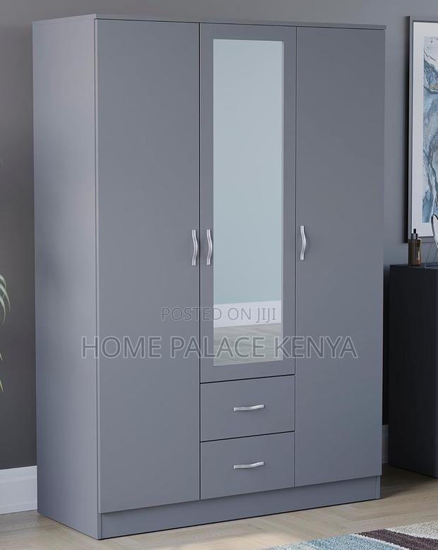 Ward Robe: Bedroom Wardrobe 3 Door 1drawer With Mirror - thumbnail 9