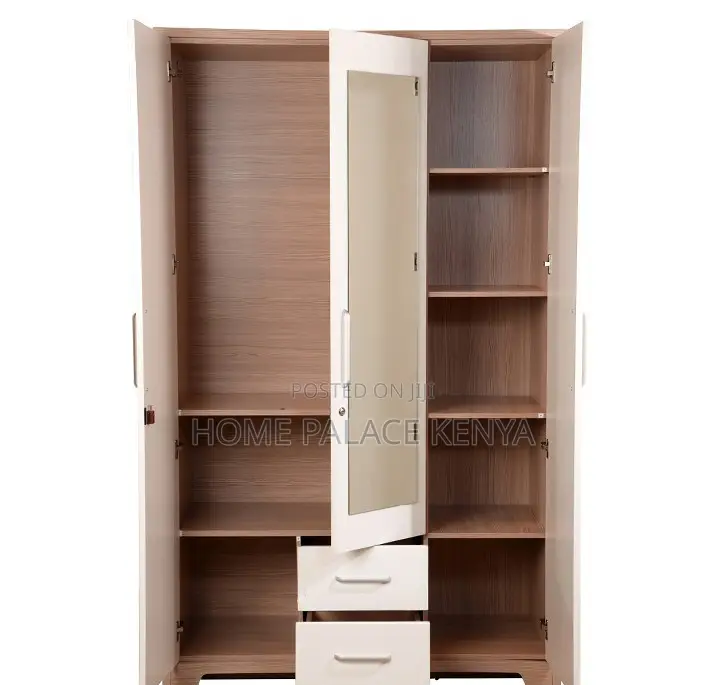 Ward Robe: Bedroom Wardrobe 3 Door 1drawer With Mirror