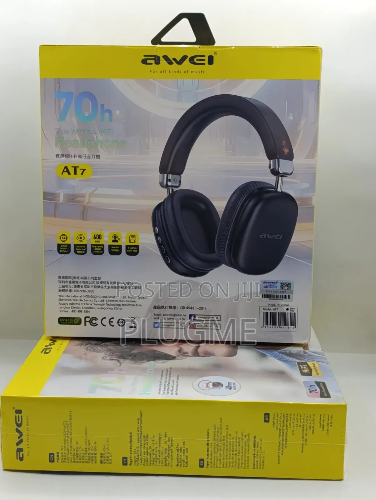 Awei At7 Wireless Hi-Fi Headphones
