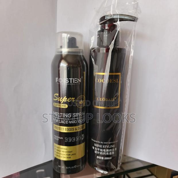 Maximum Hold Lace Melting Spray + Free Curl Keeper