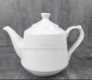 Ceramic White Kettle Squareprice KSH :Material: Ceramic Color :White