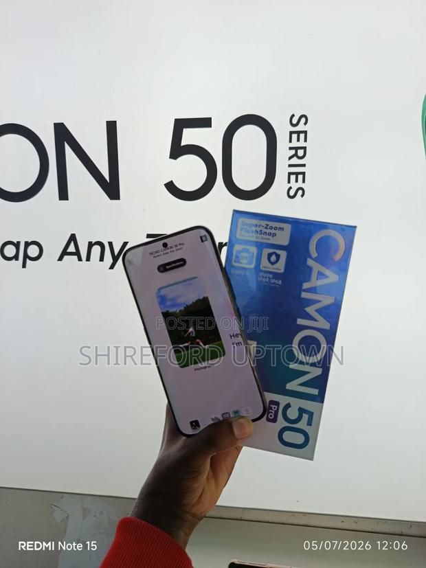New Tecno Camon 50 Pro 256 GB Black