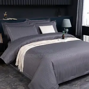 Printed Cotton 7 by 8 Bedsheet Two Flat Bedsheetsfour Matching Pillow