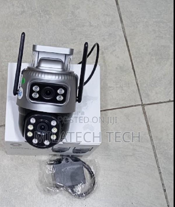 Dual Lens CCTV Ac Camera 4g Simcard Ac Powered