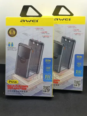 Awei P65k 10000 Mah 22.5w Power Bank