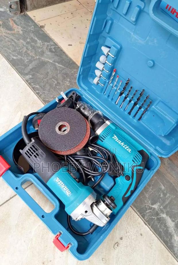 New Makita Electric Combo Dill/Grinder Combo Set - main view