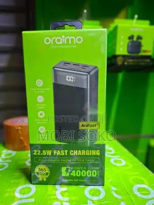 Oraimo Powerbox 400 Vision Opb-7400q 22.5w 40,000mah Power Bank