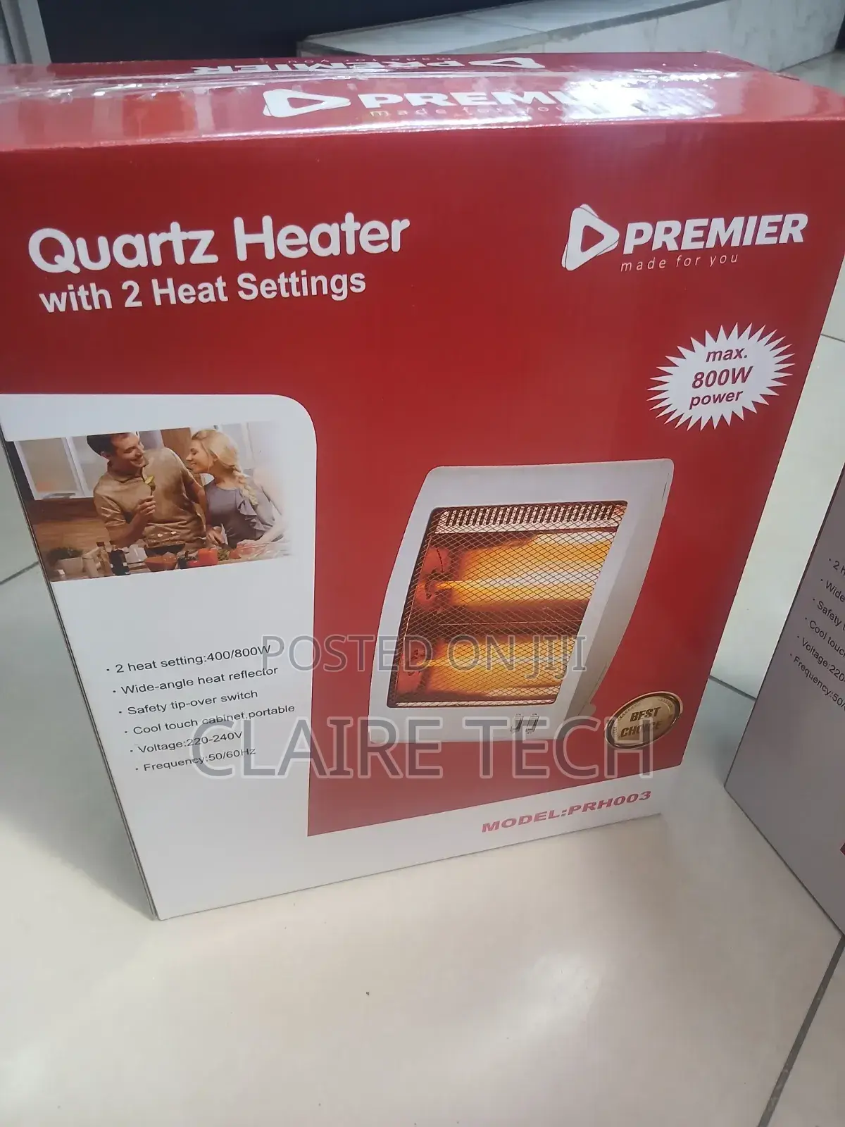 Premier 800w Room Heater – Fast Efficient Home Heating