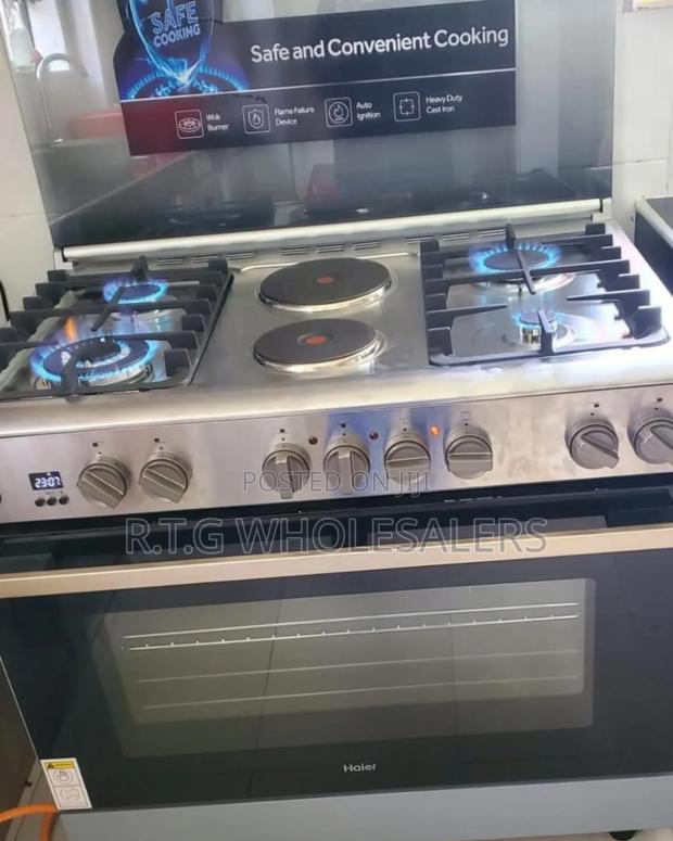 Haier 60×90 Cooker With Wok Burner Sensor