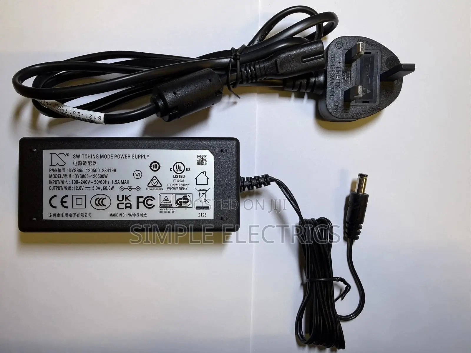 12v 5a Ac-Dc Adaptor Power Supply