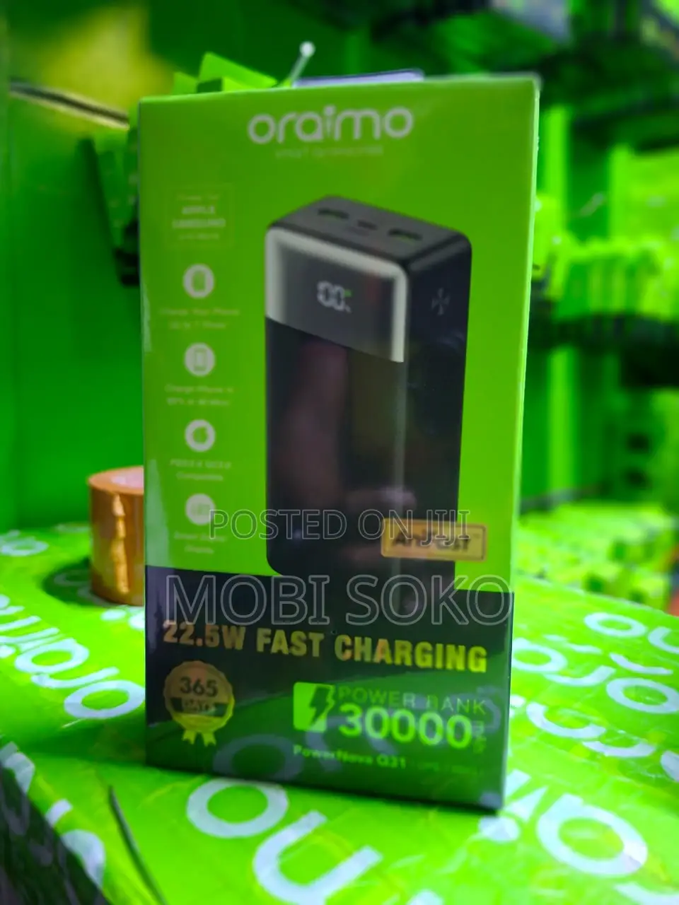 Oraimo - Powernova Q31 Opb-P7300q - 30000mah - Charge Rapide 22.5w