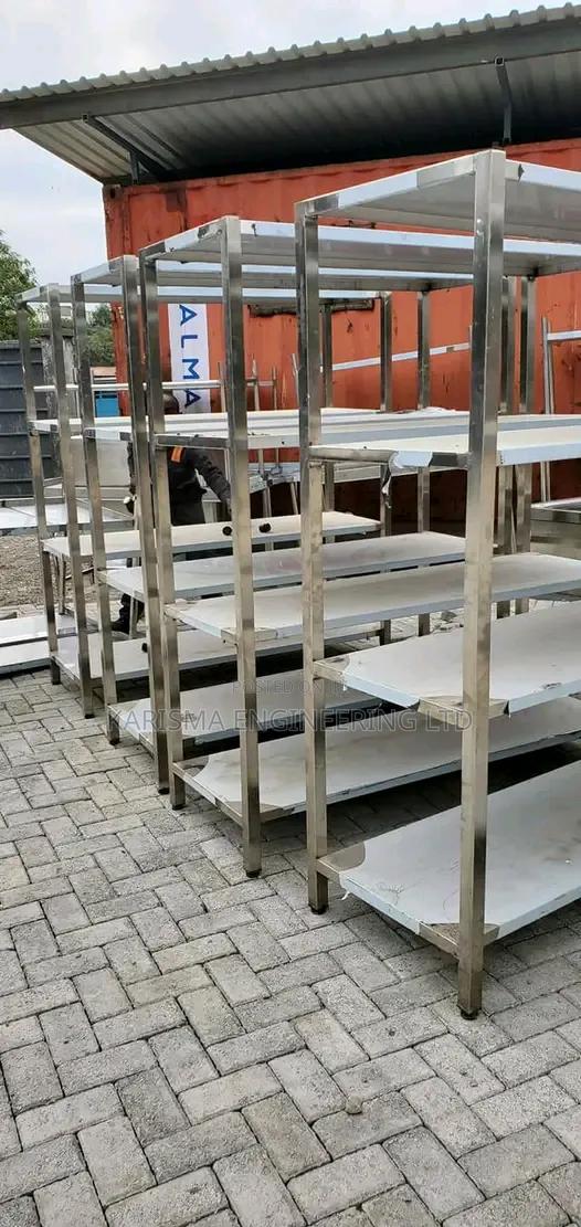 Commercial-Grade Stainless Steel Storage Racks
